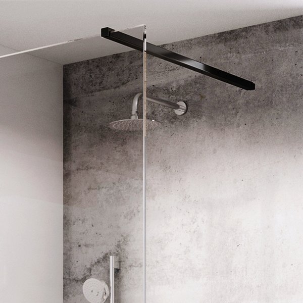 Ravak - Set kovových častí pre sprchové kúty Walk-In Wall, Double Wall a Free - čierna
