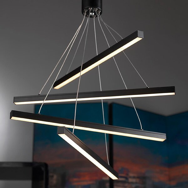 ZÁVESNÉ LED SVIETIDLO, 50/95 cm - Online Only bytové doplnky, Online Only