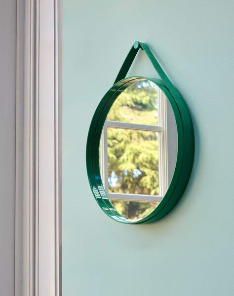 HAY Zrkadlo Strap Mirror 50cm, light grey