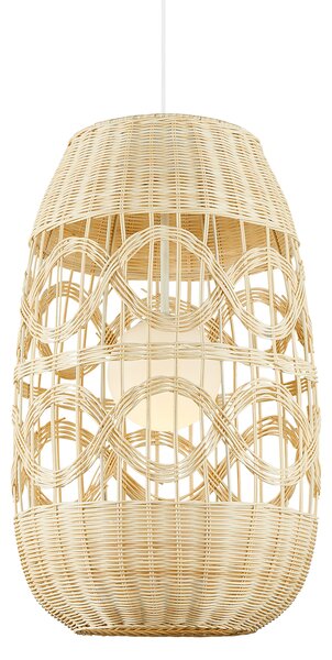Závesné svietidlo Arona, 1x ratanové tienidlo, (fi 40cm), w