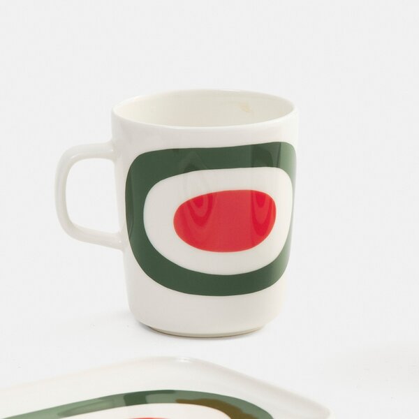 Marimekko Hrnček Oiva Melooni 0,25l, zeleno-oranžový