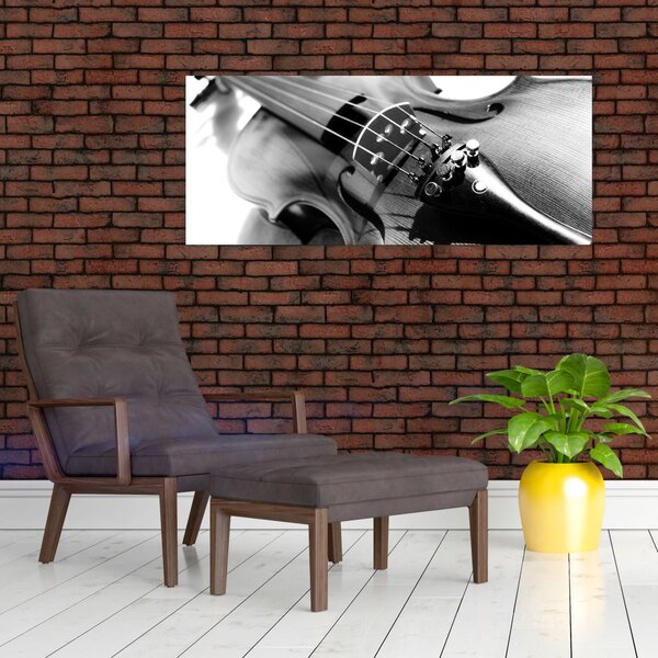 Obraz - Husle (120x50 cm)
