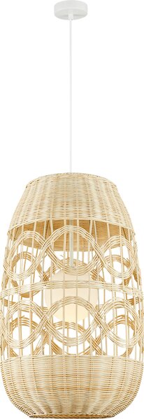 Závesné svietidlo Arona, 1x ratanové tienidlo, (fi 40cm), w