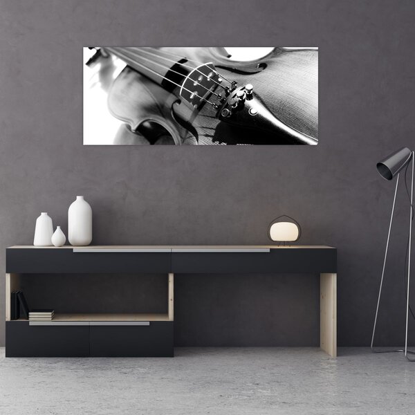 Obraz - Husle (120x50 cm)