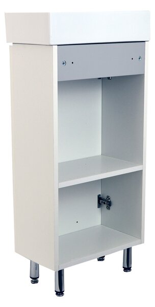 Comodo Kúpeľňová skrinka s keramickým umývadlom Luka 40 P/L