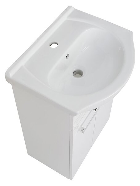 Comodo Kúpeľňová skrinka s keramickým umývadlom Luka 50