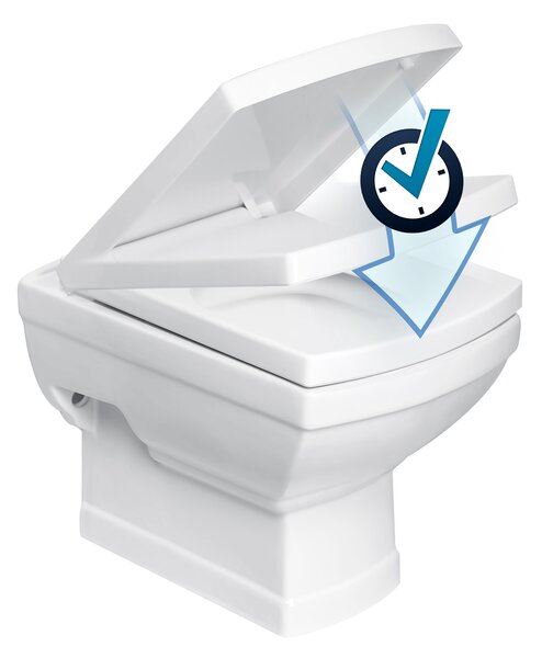 Novoterm Závesné WC NV-Kleopatra 16 so SoftClose sedadlom