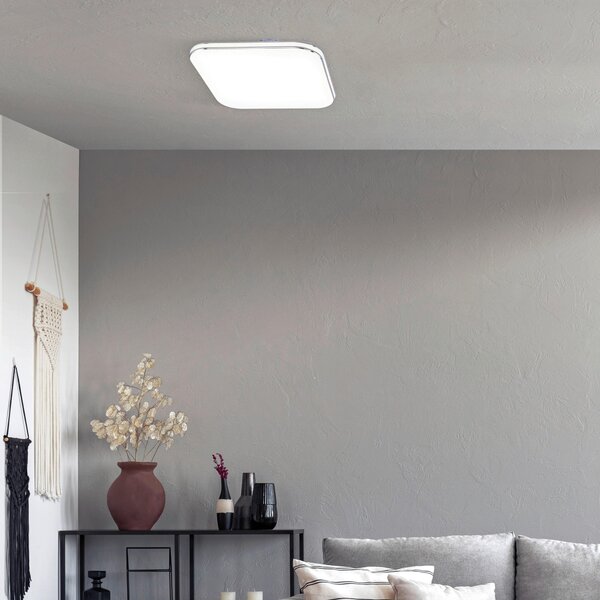 STROPNÉ LED SVIETIDLO, 29,50/29,50 cm Fischer & Honsel - Online Only bytové doplnky, Online Only