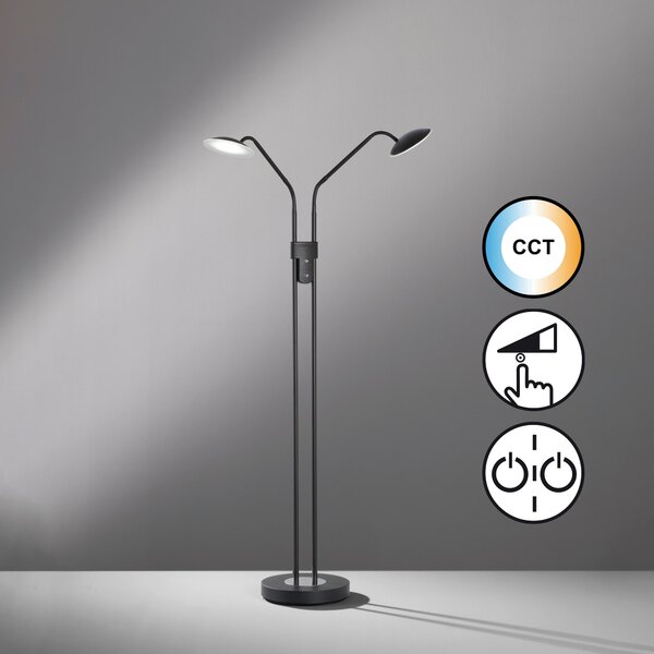 STOJACIA LED LAMPA, 135/25.5/40 cm Fischer & Honsel - Online Only bytové doplnky, Online Only