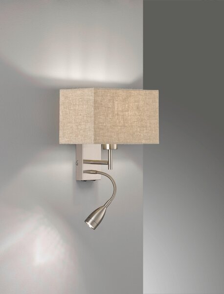 NÁSTENNÉ SVIETIDLO, 25/38 cm Fischer & Honsel - Online Only bytové doplnky, Online Only