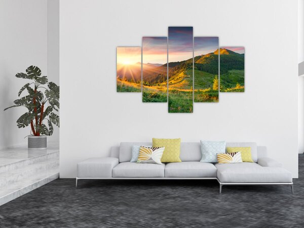 Obraz - Letná krajina (150x105 cm)