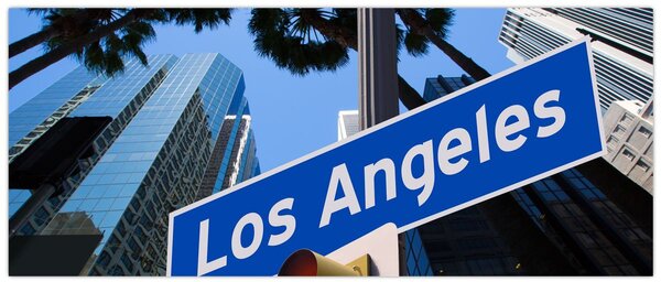 Obraz - Los Angeles (120x50 cm)