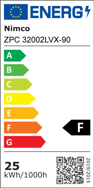 Nimco ČIERNE LED zrkadlo 400x800 s dvoma dotykovými senzormi - ZPC 32002LVX-90