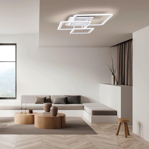 STROPNÉ LED SVIETIDLO, 54/65/10 cm Fischer & Honsel - Interiérové svietidlá