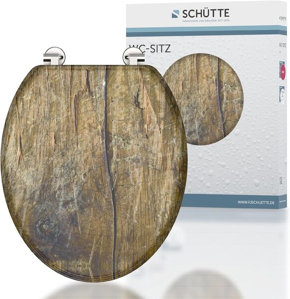 Eisl Sanitär WC sedadlo MDF Solid Wood 80024