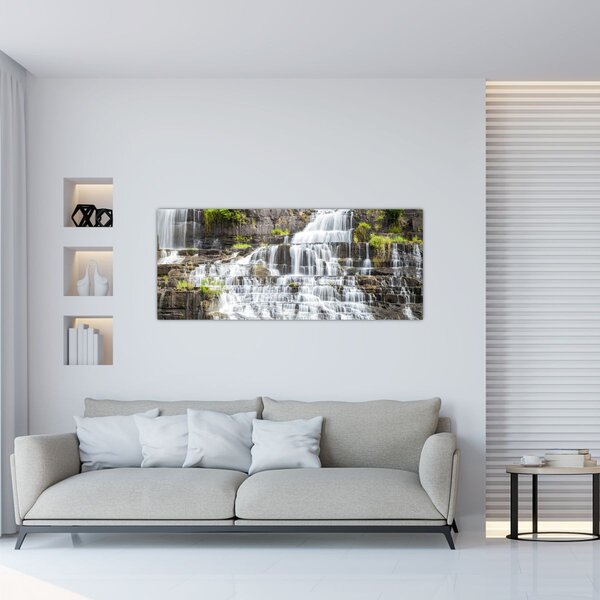 Obraz - Vodopád (120x50 cm)