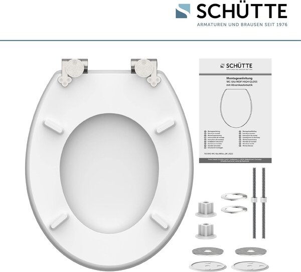 Eisl Sanitär WC sedadlo MDF Soft Close Red Starfish High Gloss 80541
