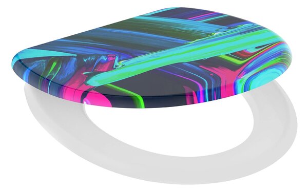 Eisl Sanitär WC sedátko Duroplast Soft Close Neon Paint 82191