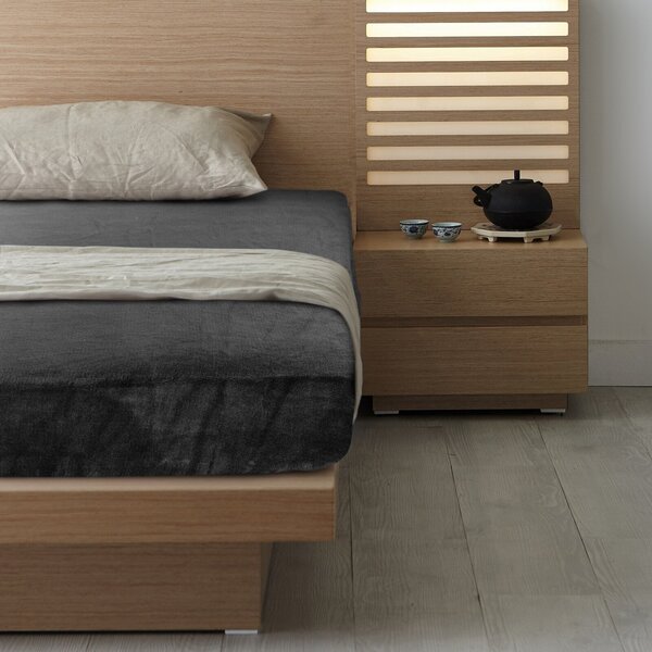 FLEECOVÉ PRESTIERADLO FLANO 140X200 CM ČIERNA