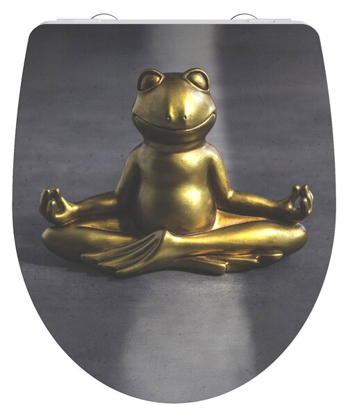 Eisl Sanitär WC sedátko Duroplast Soft Close Relaxing Frog High Gloss 82581