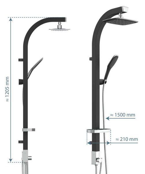 Eisl Sanitär Sprchový komplet Madagaskar 60060