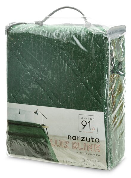 PREHOZ NA POSTEĽ LUIZ 170X210 CM ZELENÝ