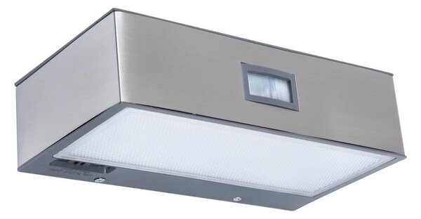 Lutec 6908501308 LED vonkajšie nástenná solárna lampa Brick 1x2W | 4000K | IP44 - s pohybovým senzorom
