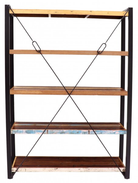 Knižnica Retro 140x200x35 recyklované mango