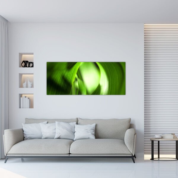 Obraz - Steblo trávy (120x50 cm)