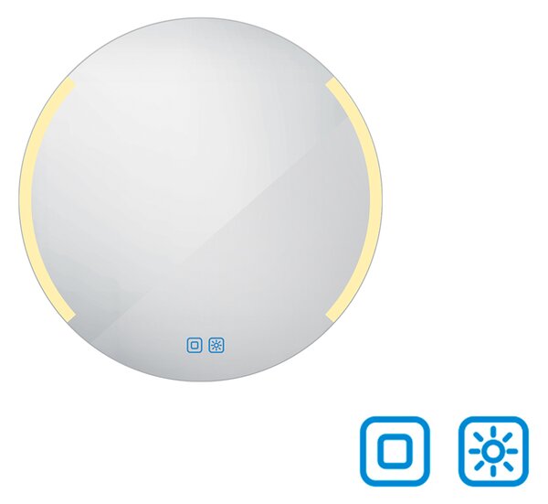 Nimco Okrúhle LED zrkadlo pr. 600 s dvoma dotykovými senzormi - ZP 16000RVX