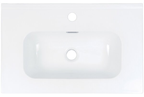 Deante Zápustné keramické umývadlo Tubo 60x38,5 cm - CTU 6U6M