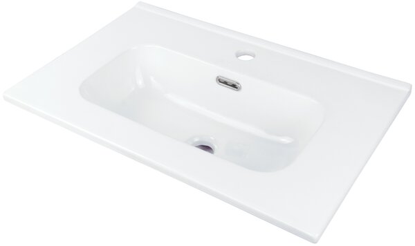 Deante Zápustné keramické umývadlo Tubo 60x38,5 cm - CTU 6U6M