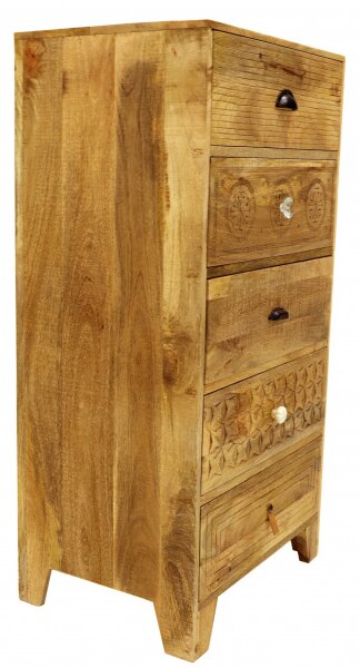 Komoda Manu 60x120x45 indický masív mango