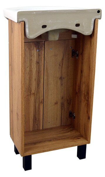 Comodo Kúpeľňová skrinka s keramickým umývadlom Luka OW 45