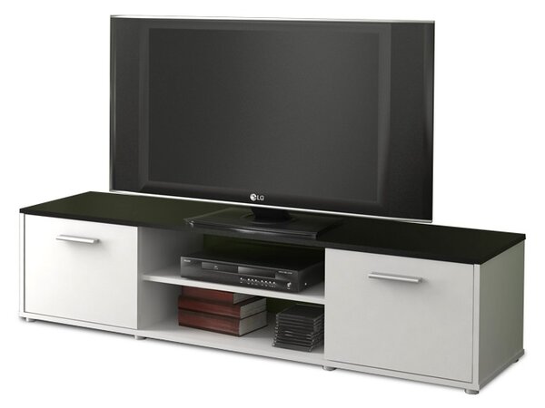TV stolík Zuno New 1 - čierna / biela