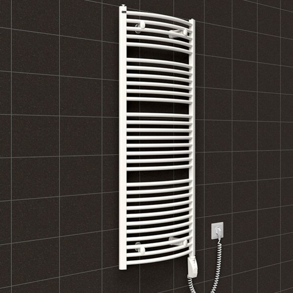 BPS-koupelny Elektrický kúpeľňový radiátor Hermes E 26-01, pripojenie typ 01, 50x106 cm, biela RAL 9016
