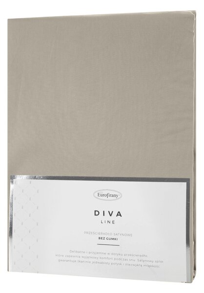 SATÉNOVÉ PRESTIERADLO DINA 180X200 CM BÉŽOVÉ