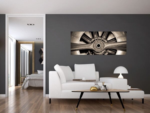 Obraz - Letecká vrtuľa (120x50 cm)