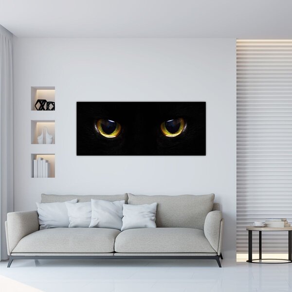 Obraz - Mačacie oči (120x50 cm)