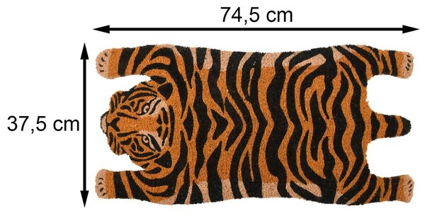 Vonkajšia rohožka Tiger, 74,5x37,5 cm