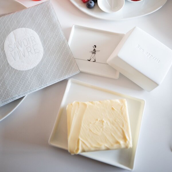 Porcelánová maselnička Bon Appétit