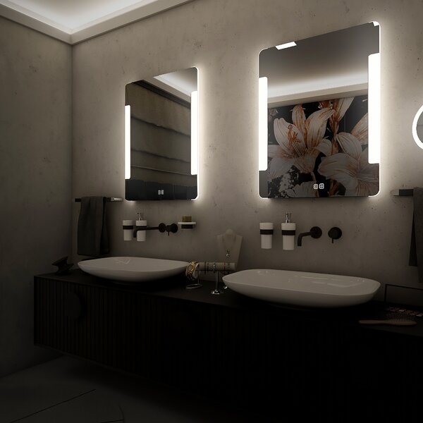 Nimco LED zrkadlo 600x800 s dvoma dotykovými senzormi - ZP 18002VX