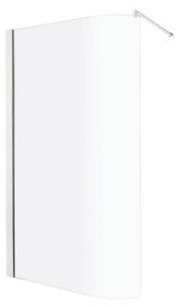 Novoterm Sprchová zastena Walk-in NV-Zeta 140 TR, chróm/transparent - bez vaničky