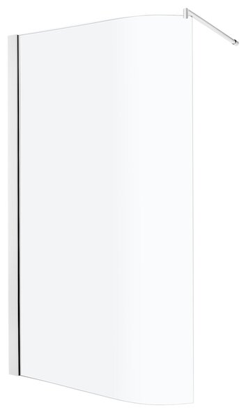 Novoterm Sprchová zastena Walk-in NV-Zeta 140 TR, chróm/transparent - bez vaničky