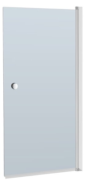 Novoterm Jednodielna vaňová zástena NV-Cristal 4 70x140, chróm/grafit