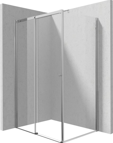 Deante Obdĺžnikový sprchovací kút Kerria Plus 120x90 cm - KKN0P12S09 - bez vaničky