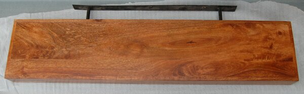 Polica na stenu Tara 150x22 indický masív palisander