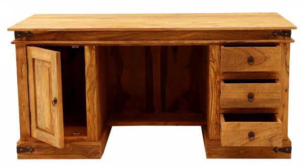 Písací stôl Jali 160x76x80 z indického masívu palisander
