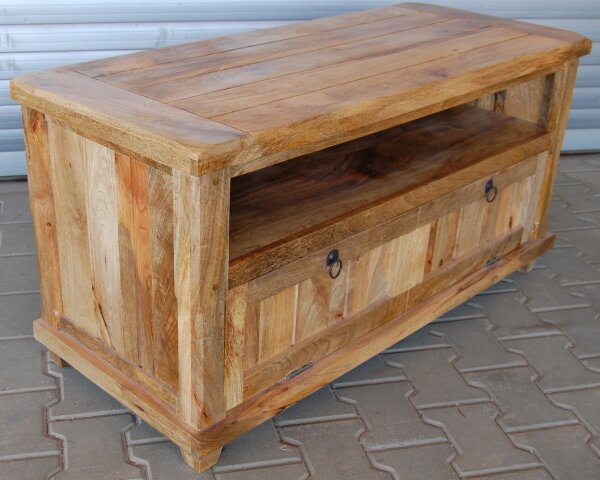 TV stolík Devi 120x60x45 indický masív mango
