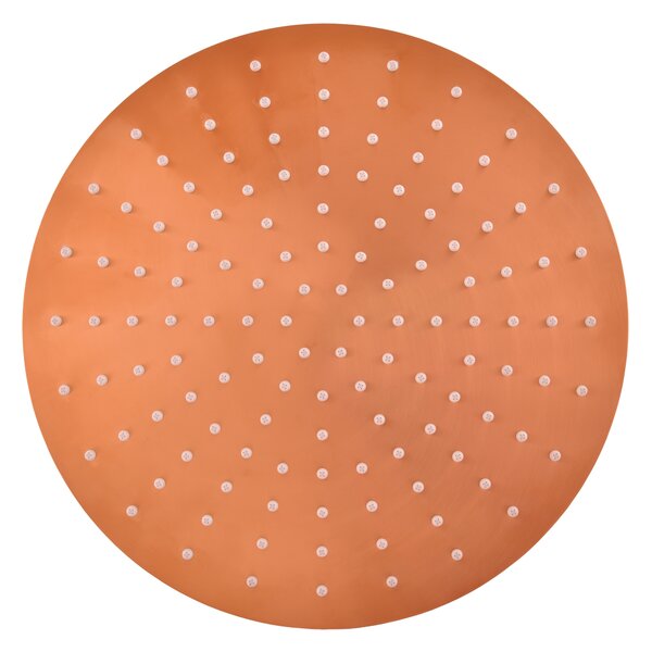 Slezák - RAV Hlavová sprcha okrúhla kovová ø 30 cm so 4-otvorovými tryskami - KS0001/4ZRK, Ružové zlato kartáčovaná